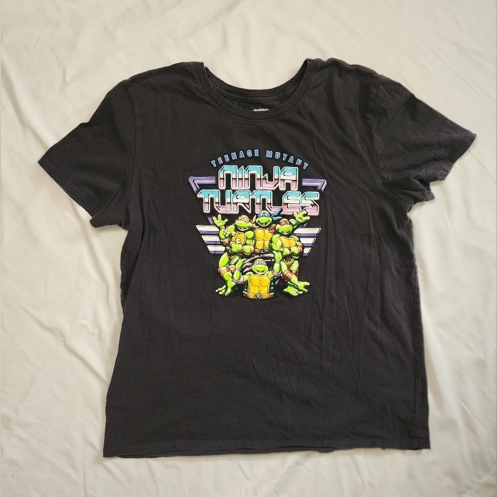 Teenage Mutant Ninja Turtles Nickelodeon Black XXL Tee Shirt